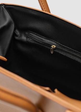 🤍 porté bag textile/ginger 4