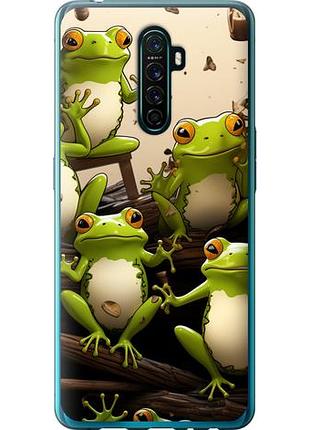 Чехол на oppo reno ace жабки из силикона fch_0171062