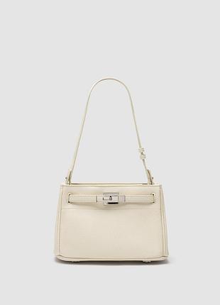 🤍 avoria bag cream/silver