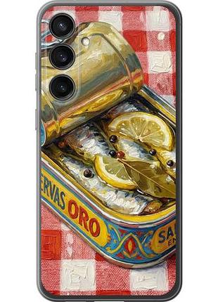Чехол на samsung galaxy s23 fe vintage sardine tin phone из силикона fch_0171234