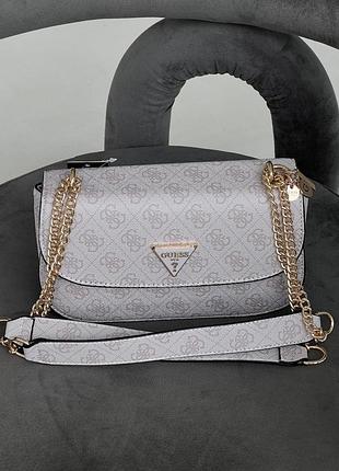 Guess кросс-боди eco elements пудровый