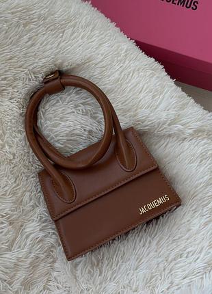 Сумка jacquemus premium classic коричневий