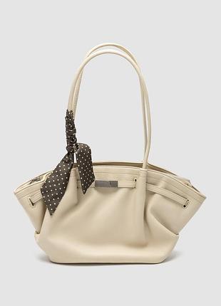 🤍 hudson bag cream/silver