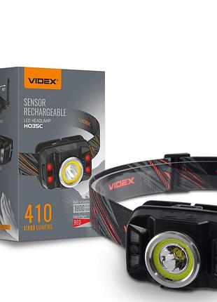 Налобний світлодіодний ліхтарик videx vlf-h035c 410lm 5000k