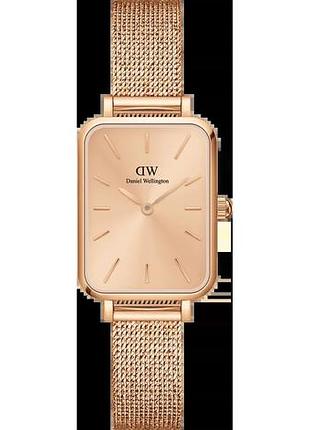 Годинник жіночий daniel wellington quadro pressed unitone dw00100484