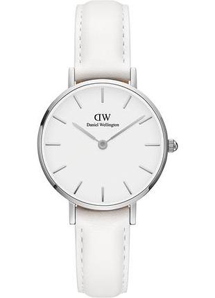 Годинник жіночий daniel wellington petite bondi dw00100190 сталевий корпус wr 30 м білий циферблат