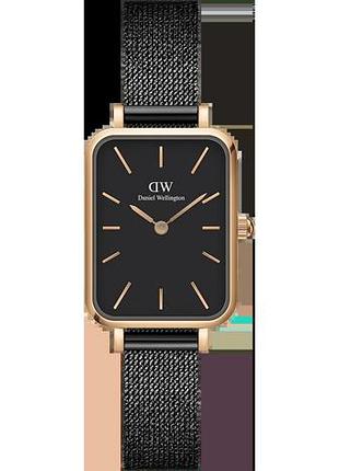 Годинник жіночий daniel wellington quadro pressed ashfield dw00100433