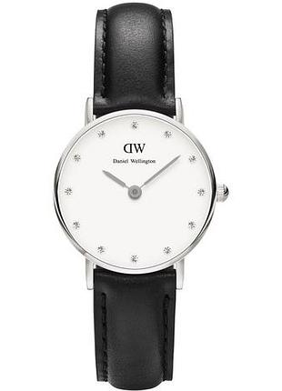 Часы женские daniel wellington classy sheffield dw00100068 стальной корпус wr 30 м белый циферблат