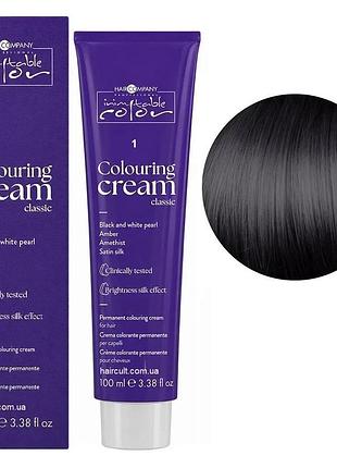 Крем-фарба для волосся hair company стійка colouring cream inimitable color anti-yellow анти-жовтий мікстон 100 мл
