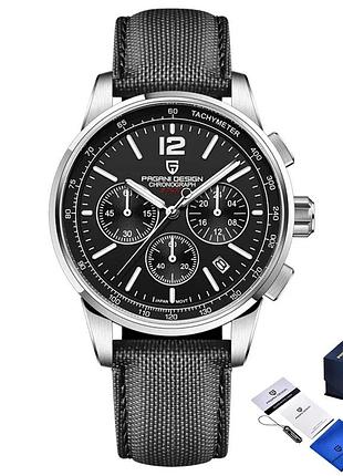 Наручний годинник pagani design ys008 silver-black