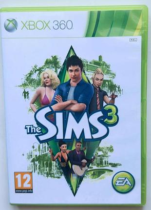 The sims 3, б/у, английская версия - диск для xbox 360