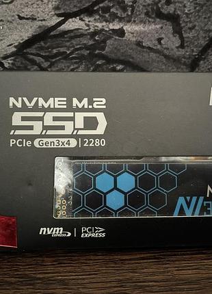 Ssd накопитель netac nv3000 500gb nt01nv3000-500-e4x m.2 2280 pcie 3.0 x4 nvme новый для ноутбука и компьютера