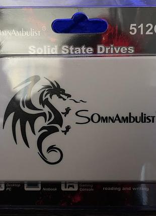 Ssd накопитель somnambulist h650 512gb 2.5″ sata iii 550/450 мб/с новый для ноутбука и компьютера
