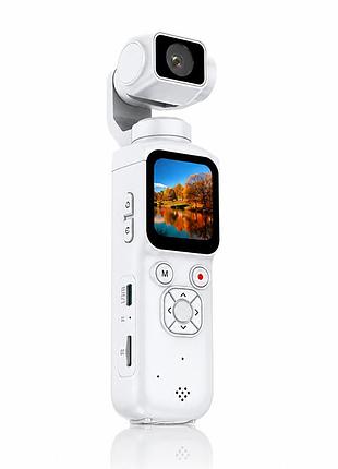 Камера pocket camera 4k hd video model hjd05 белая (white)
