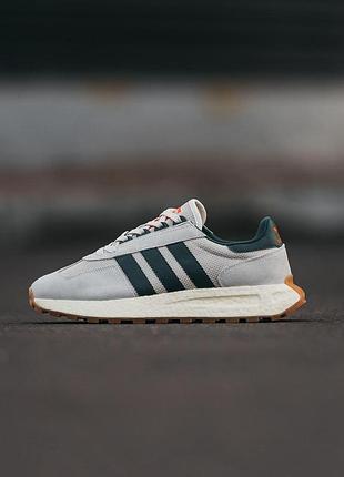 Мужские бежевые кроссовки adidas retropy beige green х адидас ретропи 44