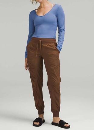 Lululemon dance studio mid-rise jogger roasted brown 6 size