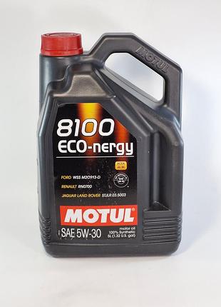 Масло моторное motul 8100 eco-nergy 5w30 5l, 812306