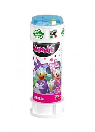 Мыльные пузыри disney minnie mouse 60 мл с игрой-лабиринтом на крышке