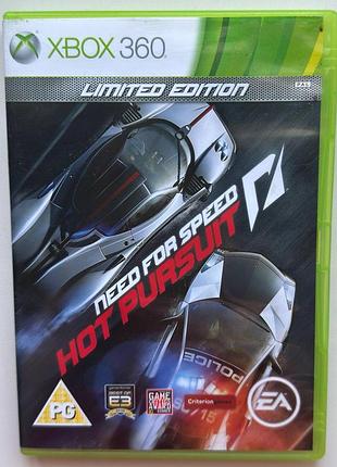 Need for speed hot pursuit limited edition, б/в, англійська версія - диск для xbox 360