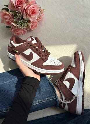 Nike sb dunk low sail dark brown
