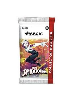 Коллекционный бустер magic: the gathering marvel's spider-man (английская версия)
