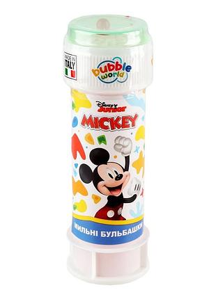 Мыльные пузыри disney mickey mouse 60 мл с игрой-лабиринтом на крышке