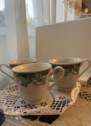 3 чашки бренду highway  fine china.