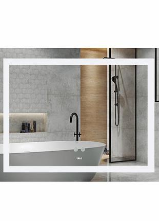 Зеркало lidz kubis (ku1) 1200х800 с led-подсветкой touch, с антизапотеванием, с диммером, рег. яркости ldkub120080049008