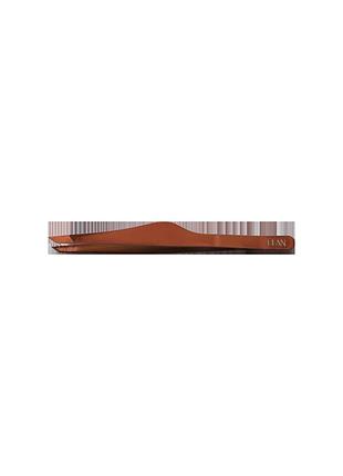 Профессиональный скошенный пинцет для коррекции бровей élan easy tweezers