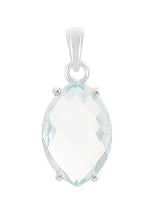 Серебряная подвеска proba с топазом 6.47ct (2152088)