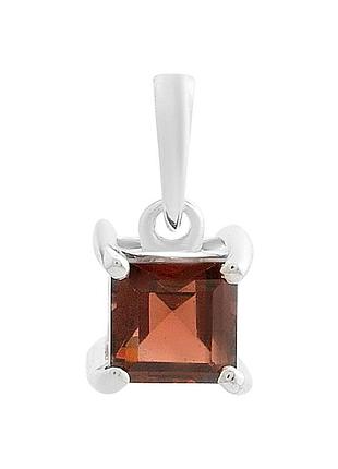 Срібна підвіска proba з гранатом 0.85ct (2204367)