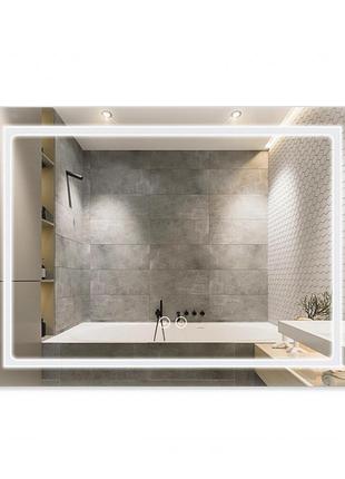 Дзеркало qtap mideya (dc-f904) 800х600 з led-підсвіткою touch, з димером qt2078f904w