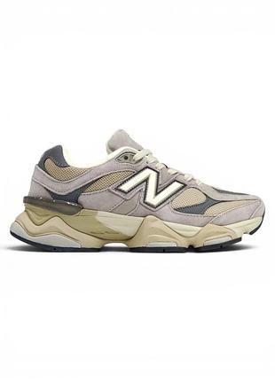 Женские бежевые кроссовки new balance 9060 beige grey х нью беланс 41