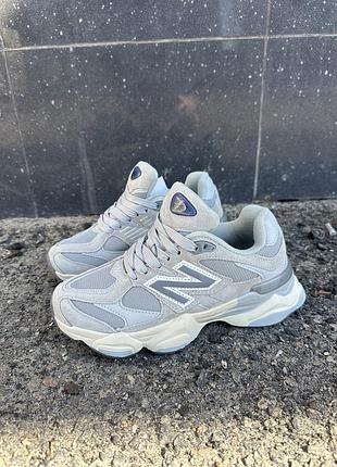 Кроссовки new balance 9060 комбинированые серые 39
