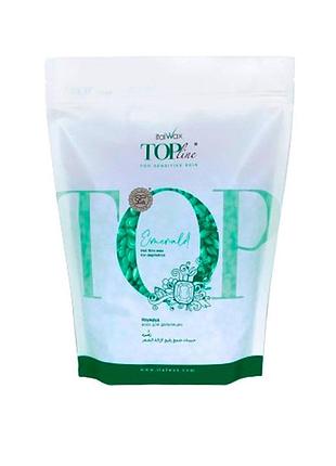 Гарячий віск в гранулах italwax top line смарагд, 750 гр