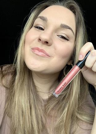 Блиск для губ unlimited "персиковий блиск" (fancy nancy) mary kay 3,9 мл