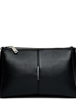 Жіноча сумка крос-боді штучна шкіра чорний арт.2891 black yadier (54)