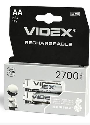 Аккумулятор ni-mh aa 2700mah з довгим терміном служби
