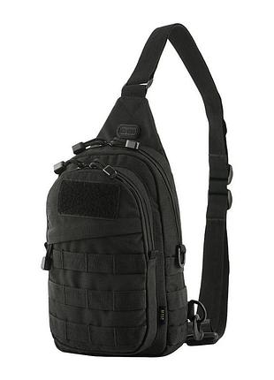 M-tac сумка assistant bag black, мужская сумка м-тас черного цвета через плечо, военная сумка через плечо, тактическая сумка