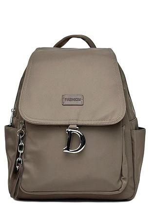Жіночий середній рюкзак поліестер коричневий арт.2990-5 coffee fashion (64)