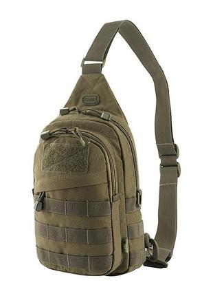 M-tac сумка assistant bag olive, мужская сумка м-тас оливкового цвета через плечо, военная сумка через плечо, тактическая сумка