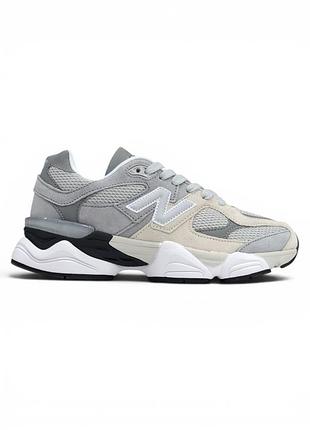 Жіночі сірі кросівки new balance 9060 grey beige х нью беланс 41
