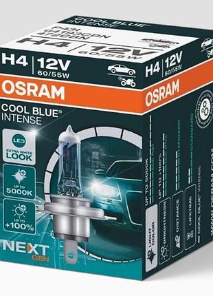 Лампочка h4 osram cool blue 100% 12v 60/55w p43t 1 шт - (64193cbn)