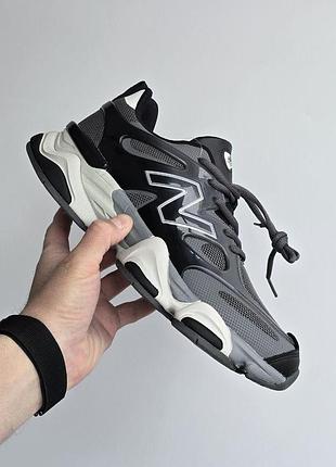 Чоловічі сірі кросівки new balance 9060 grey black х нью беланс 44
