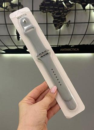 Силіконовий ремінець apple watch 42/44/45/49 mm,силіконовий ремінець для епл вотч 42/44/45/49 мм (два ремінця s/m та m/l)