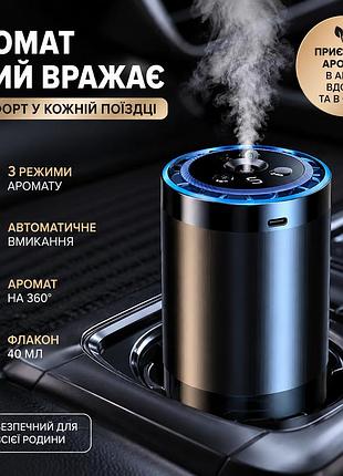 Автомобильный диффузор ароматов 40 мл, автоматический освежитель воздуха для машины, дома и офиса