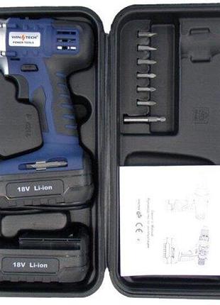 Шуруповёрт wintech wlcd-18/2 3
