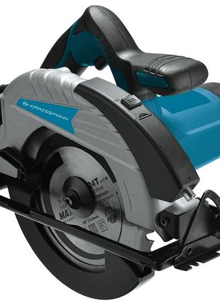 Пила дисковая kraissmann 1400-ks-190(190 диск, с лазером)