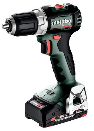 Акумуляторний дриль-шурупокрут metabo bs 18 l bl metabox 145 (613155500)