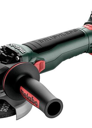 Угловая шлифовальная машина metabo wvb 18 lt bl 11-125 quick inox